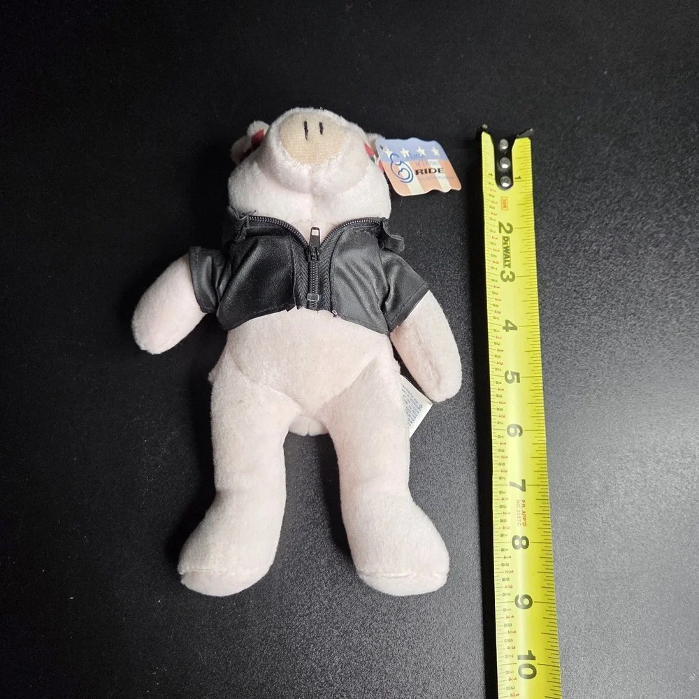 Hognorth Plush Pig March of Dimes Ride Stuffed Animal Patriotic 8" w/ Tags - Picture 5 of 7